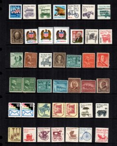 United States 39 transportation coils MNH