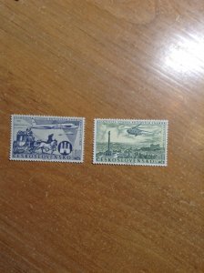 Czechoslovakia  # C49-50  MH