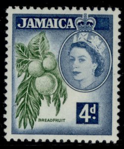 JAMAICA QEII SG164, 4d bronze-green & blue, M MINT.