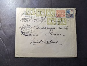 1931 Dutch East Indies Cover Bandung to Herisau Switzerland