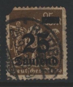 Germany Sc#247 Used - corner fault