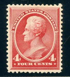 US SCOTT #215 MINT-VF-XF-OG-LH W/ PF CERT