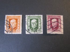 Czech Republic 1925 Sc 95-7 FU