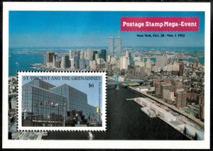 St. Vincent 1992 - Mega-Event - Souvenir Stamp Sheet - Scott #1728 - MNH