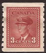 Canada - Scott# (020 - mint single) 265 (1943) VF King Ge...