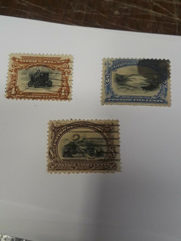 USA Used # 296,297,298 Vf