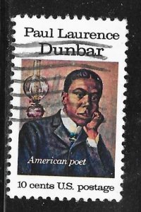 USA 1554: 10c Paul Laurence Dunbar (1872-1906) Poet, used, VF