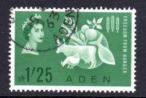 ADEN-   1963 - FREEDOM FROM HUNGER   -USED - 
