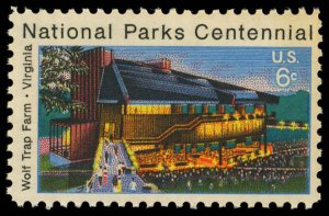 US Sc 1452 VF/MNH - 1972 6¢ Wolf Trap Farm