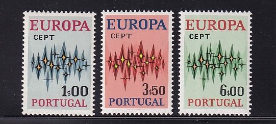 Portugal  #1141-1143  MNH  1972  Europa