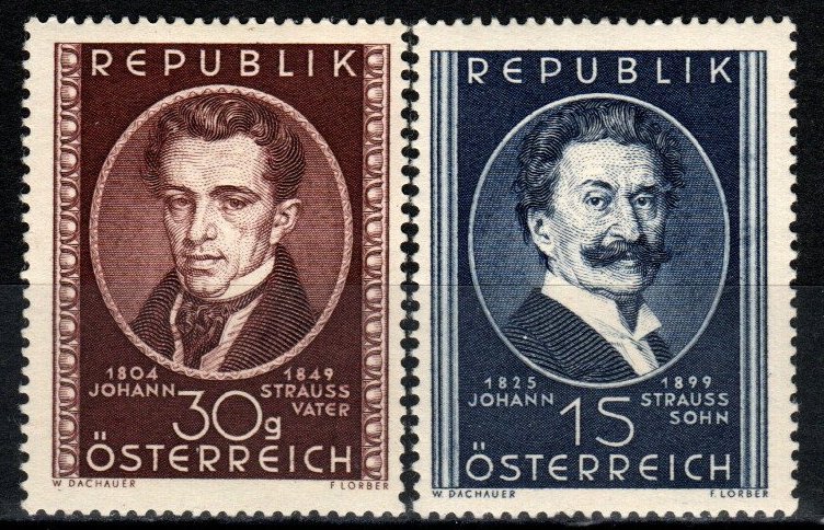 Austria #560-61 MNH CV $4.85 (X1829)