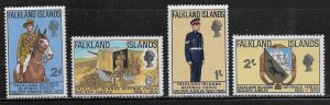 Falkland Islands Scott #'s 188 - 191 MH
