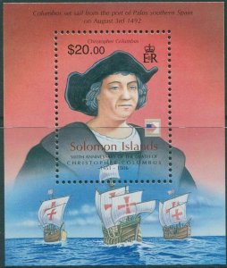 Solomon Islands 2006 SG1183 Columbus MS MNH