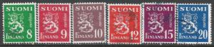 FINLAND 291-96 VFU P693