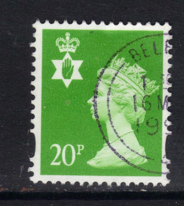 Northern Ireland GB 1993 - 2000 QE2 20p Bright Green Machin SG NI 71 ( D964 )