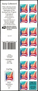 US Sc BK275 3278 MNH COMPLETE BOOKLET - 1999 33¢ City Flag - 15 stamps