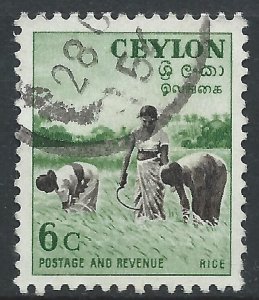 Ceylon 1951 - 6c - SG421 used