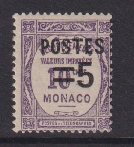 Monaco  #131 MNH   1937    postage due  5c on 10c