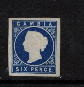 Gambia #4a (SG #7w) Extra Fine Mint Original Gum Lightly Hinged **With Cert.**