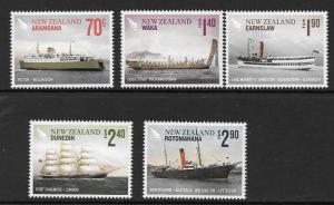 NEW ZEALAND SG3390/4 2012 GREAT VOYAGES OF NEW ZEALAND MNH