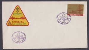 PORTUGAL - 1966 10th NATIONAL SCOUTS CAMP CAPARICA SPECIAL COVER WITH SP. CANCL.