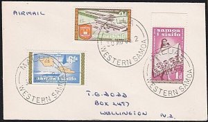 SAMOA 1965 cover to NZ - MALUA cds.........................................A8768