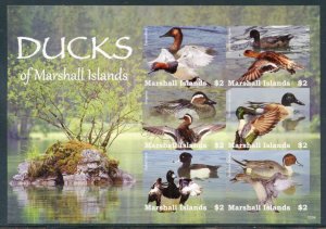 MARSHALL ISLANDS 2022 DUCKS OF MARSHALL ISLANDS IMPERF SHEET MINT NH