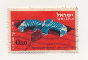 Israel 1963  Scott C29 used - 20a, bird