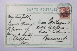 German Offices In Turkey PPC Constantinople to Romania (II) - L39063