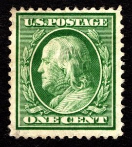 1908, US 1c, Light cancel, Used, Sc 331