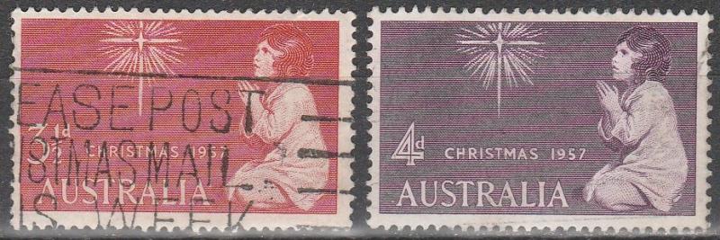 Australia #306-7   F-VF Used  (S7067)