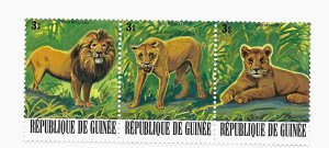 Guinea 1977 - MNH - Strip of 3 - Scott #755 *