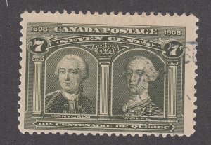 Canada #100 Used Quebec Tercentenary Issue