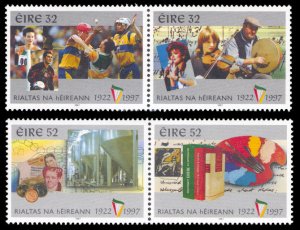 Ireland 1997 Scott #1056a-1058a Mint Never Hinged