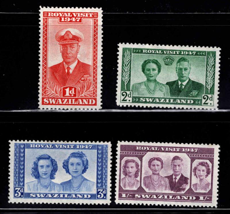 Swaziland Scott 44-47 MH* stamp set