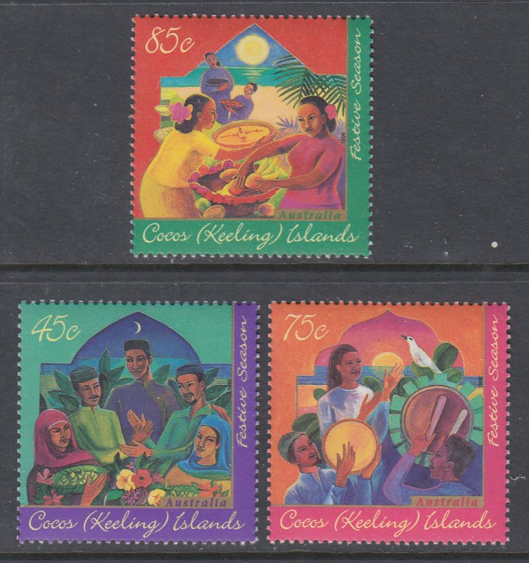 Cocos Keeling Islands 316-318 MNH VF