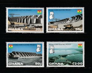 Ghana 799-802 Set MNH Dam