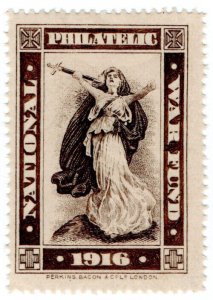 (I.B) Cinderella Collection : National Philatelic War Fund (monochrome)