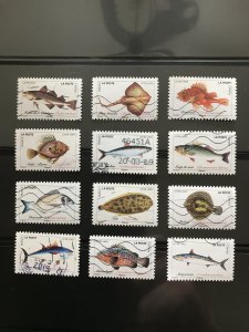 France complete used set #12.  New Issue