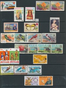 Antigua Barbuda Anguilla QV/QE M&U Collection(Apx 170 Items) (HP89 ) 