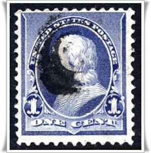 SC#219 1¢ Franklin (1890) Used 