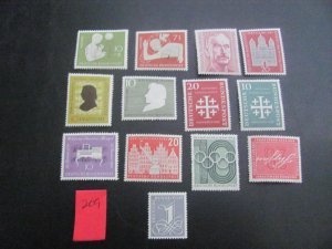 GERMANY 1950S MNH LOT XF (131)