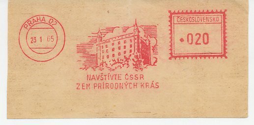 Meter cut Czechoslovakia 1965 Visit CSSR