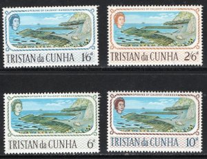 Thematic stamps TRISTAN DA CUNHA 1967 CALSHOT HARBOUR 104/7 mint