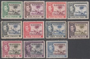 Gambia 132-138A MH / Used (see Details) CV $8.80