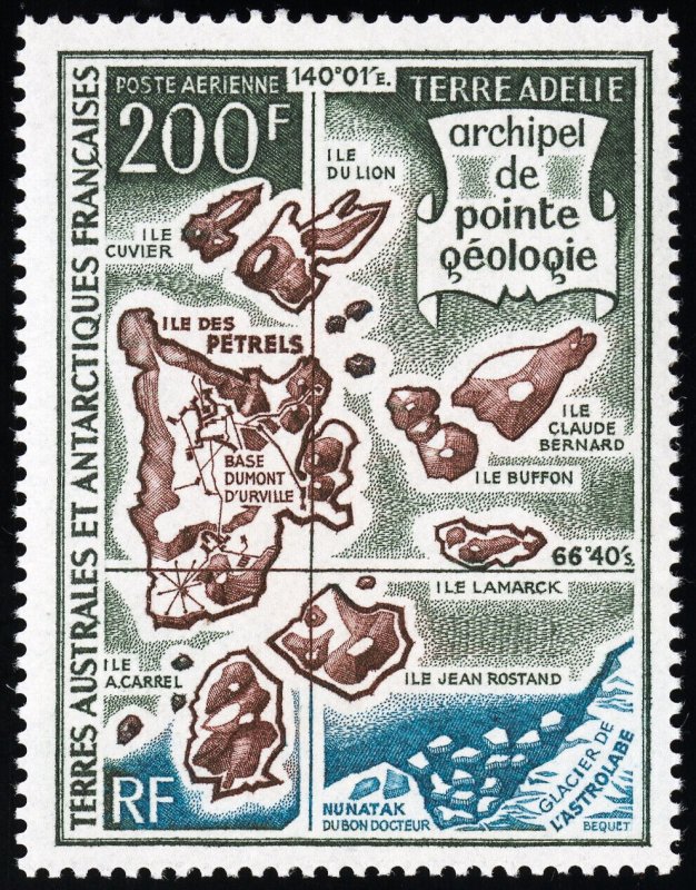 French Antarctic FSAT Stamps # C22 MNH XF Scott Value $70.00