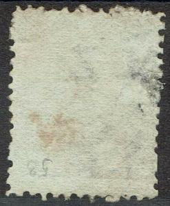 NEW ZEALAND 1874 QV 3D WHITE PAPER PERF 12.5 