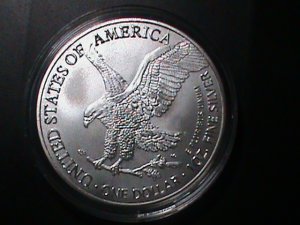 UNITED STATES-​2025-W PROOF $1 AMERICAN SILVR EAGLE 1 OZ PR70DCAM VERY FINE