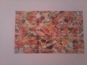 RUSSIA LOCAL SHEET INSECTS BEES