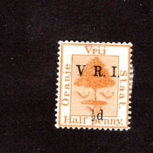 Orange River #44a Mint -No Period After 'V'- *Minor Fault* ~jm-3372